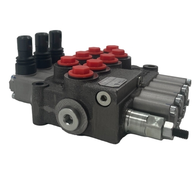 Oil Port Size G3/8&quot; M45/3 Monoblock Hydraulic Directional Valve for Skid Loaders