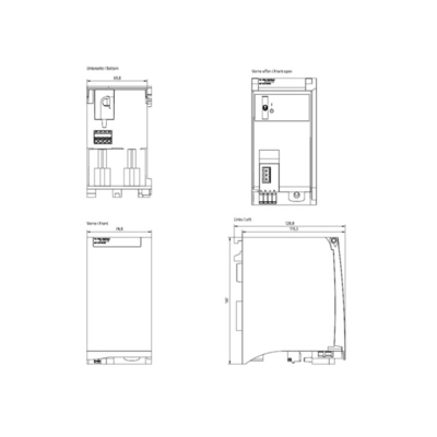 6EP1333-4BA00 SIMATIC PM 1507 24V/8A Power Supply for SIMATIC S7-1500 and Network Other