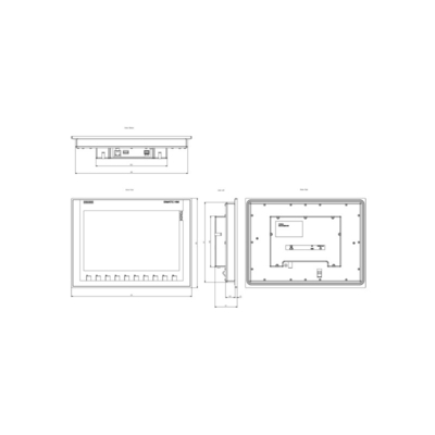 SIMATIC HMI KTP1200 Basic Panel Key/touch operation 12&quot; TFT Display 100% Original
