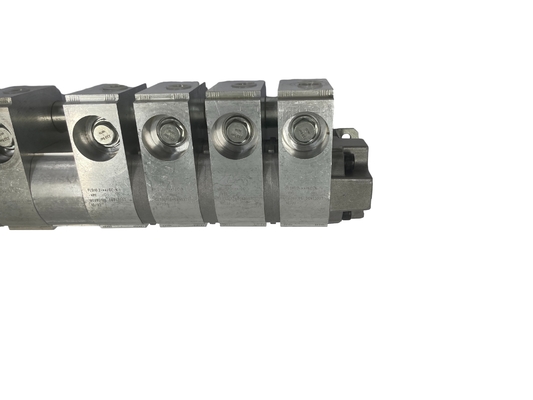 8-Port Hydraulic Flow Divider Ball Valve Manifold Block for Pressure in Adapter
