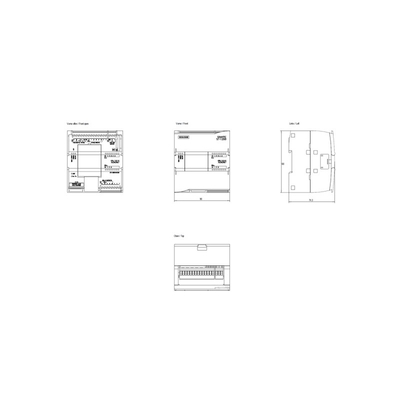 6ES7211-1BE40-0XB0 SIMATIC S7-1200 CPU 1211C Compact CPU with 2A Relay and AC/DC Power