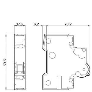 5SY61067CC 5SY6106 7 Miniature Circuit Breaker for 230V Rated Voltage Product