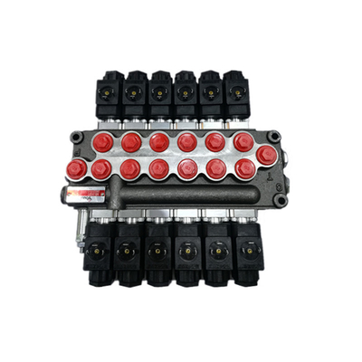 Efficiently Control Flow with 45L/MIN Electrically Controlled Hydraulic Valve 6 Spools