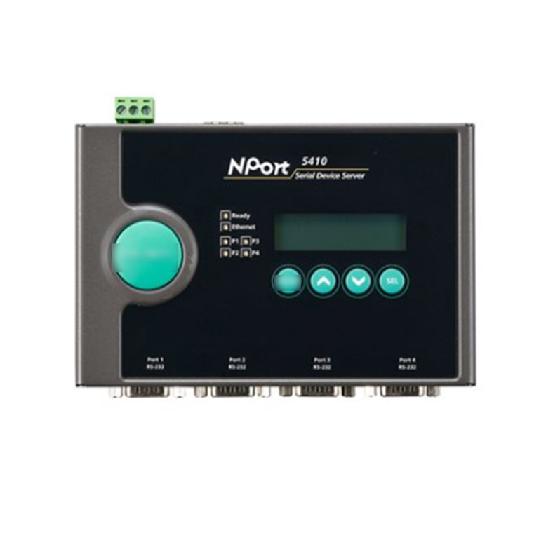 NPORT 5450 4-port RS-232/422/485 Serial Server for MOXA Industrial Automation Essential