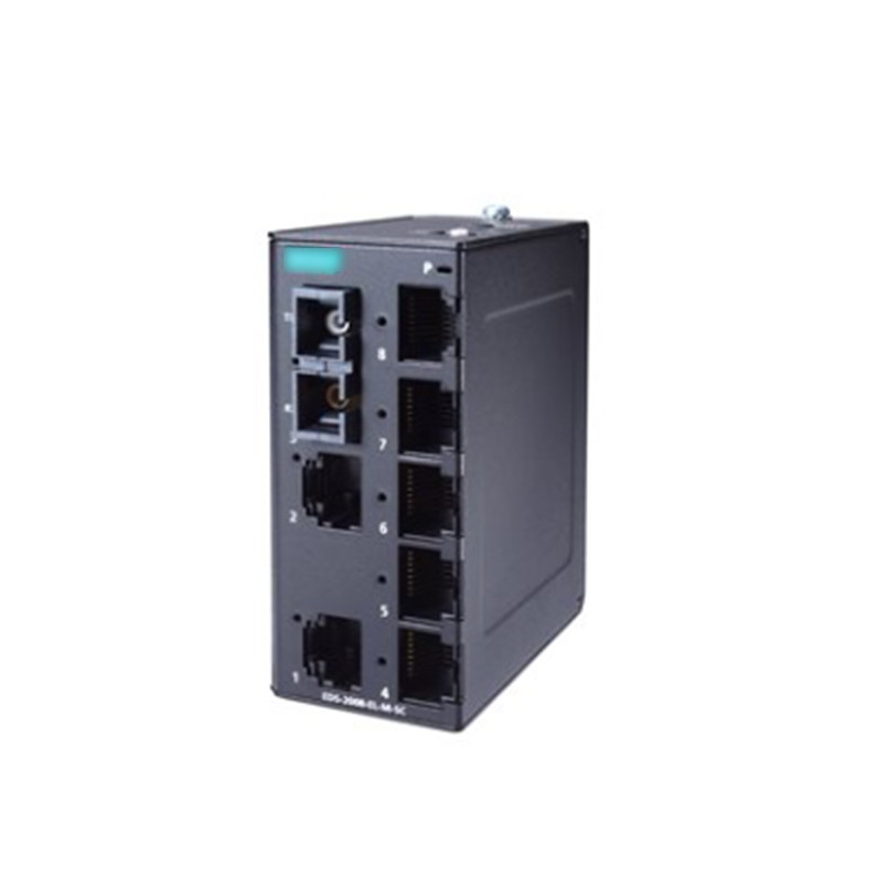 MOXA EDS-2008-EL 8-port Unmanaged Ethernet Switch for Industrial Automation Solutions