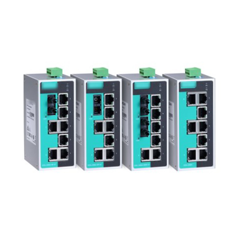 EDS-208A-S-SC 8-port Unmanaged Industrial Ethernet Switch For MOXA with Fast Shipping