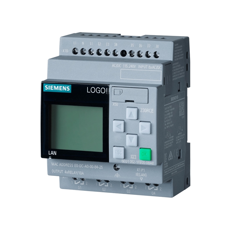 100% 6ED1052-1FB08-0BA1 Industrial Automation Logic Module 115V/230V/relay 8 DI/4 DQ