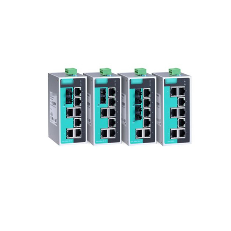 EDS-208A-MM-SC 8-port Unmanaged Industrial Ethernet Switch for Industrial Automation