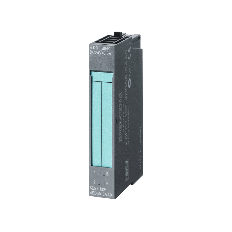 Siemens ET 200S 4DQ 24 V DC/0.5 A HF 4 DO High Feature 24 V DC/0.5 A 6ES71324BD000AB0