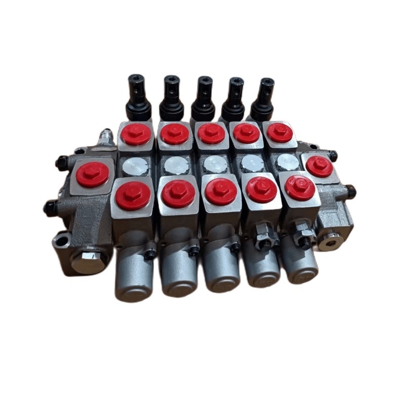 5 Spools Sectional Directional Valves for Hydraulic Drill in 400*280*170 Structure