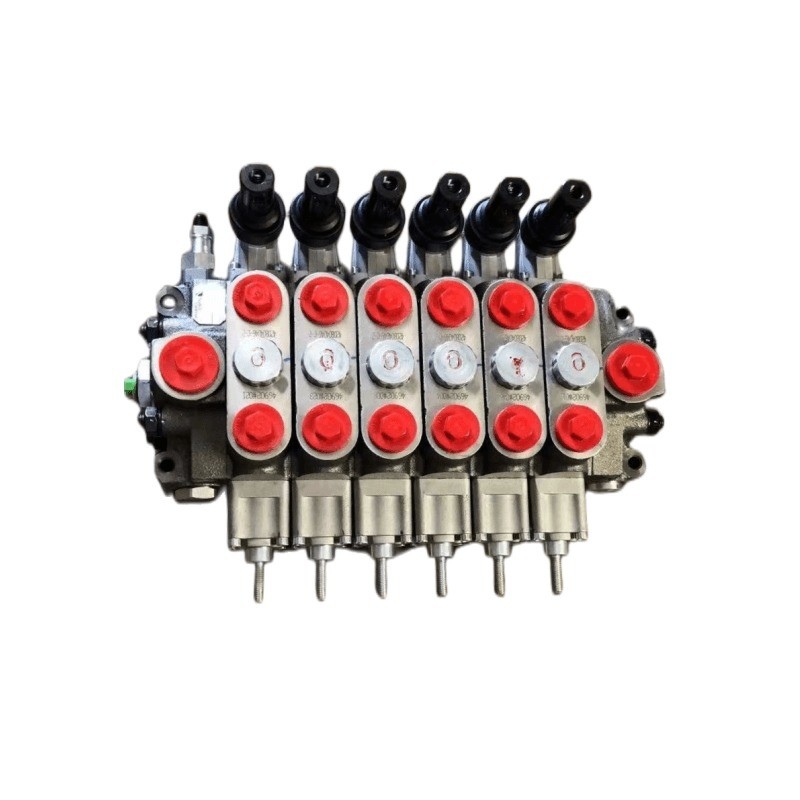 6 Spools Sectional Hydraulic Directional Valves Rated Flow 80L/min 350bar 330*240*155 mm