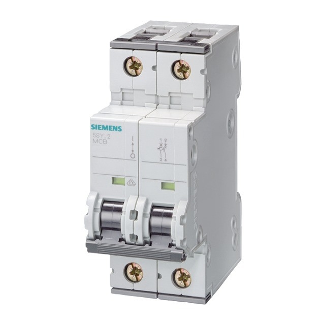 100% Original Siemens 5SY62207CC CIRCUIT BREAKER 6KA 2POLE C20 400V with Performance