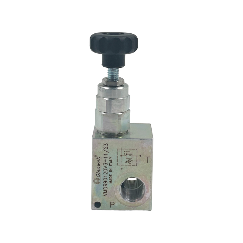 VMDR90120 Pressure Control Valve Threaded Type Relief Valves with 50 250bar Range