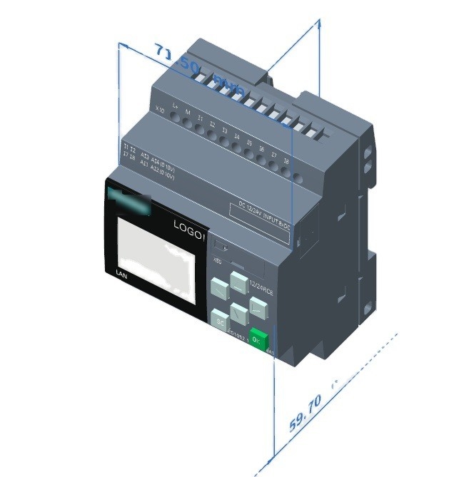 Direct Supply LOGO V8.1 12/24RCEO Logic Module I/O number other 6ED1052-2MD08-0BA2