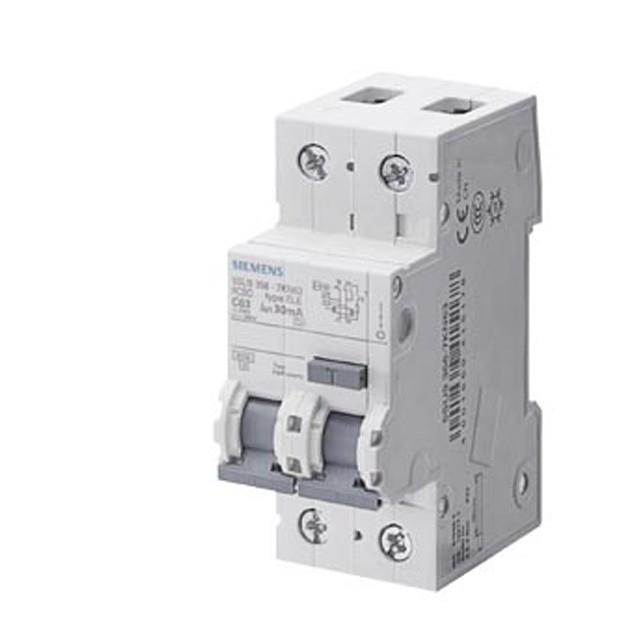 100% Original 5SU9326-1CN32 RCBO Type AC 30MA 6KA 2P C32 Siemens 5SU9 Miniature Residual Current Circuit Breaker